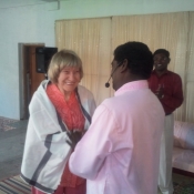 Irene with Pastor John Christopher from India